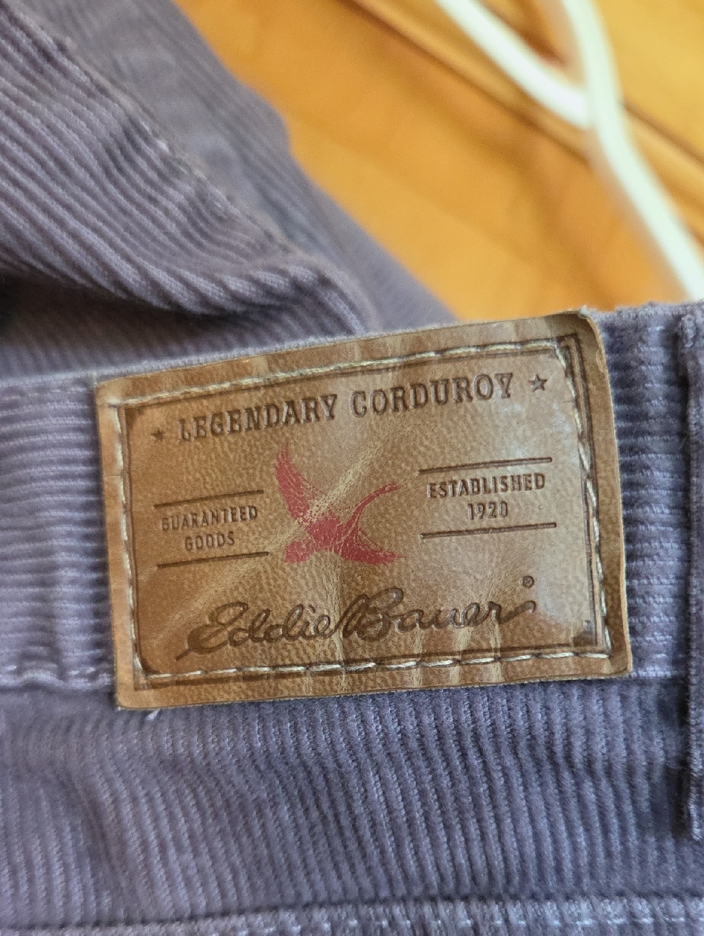 Eddie Bauer Corduroy Pants in Light Purple Womens 12 Long